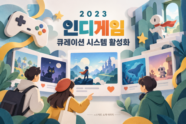 2023 인디게임 큐레이션 시스템 활성화